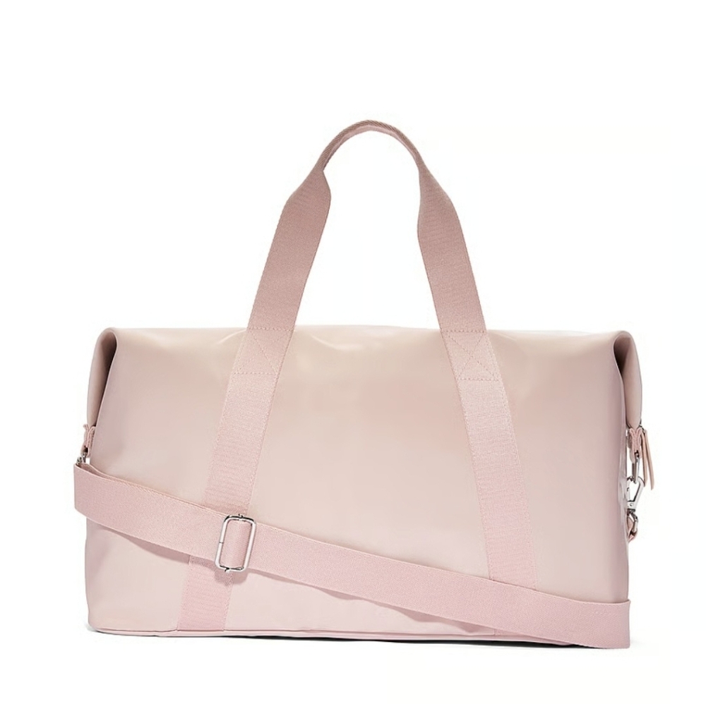 Victoria's Secret Pink Weekender Duffel Bag Tote Duffle Purse Overnight Travel - Picture 3 of 5